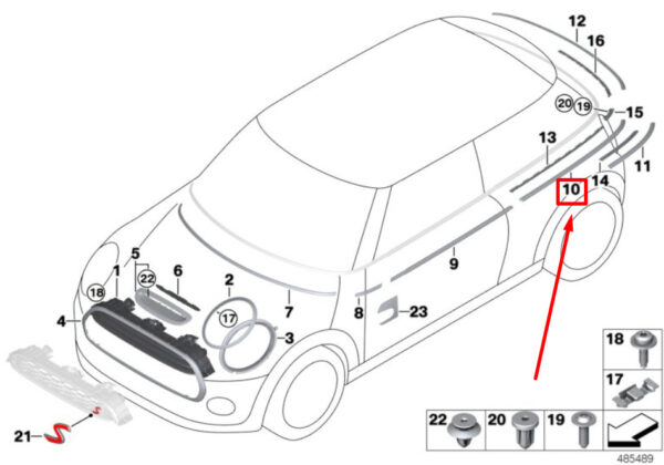 NEW ORIGINAL OEM 51377300019