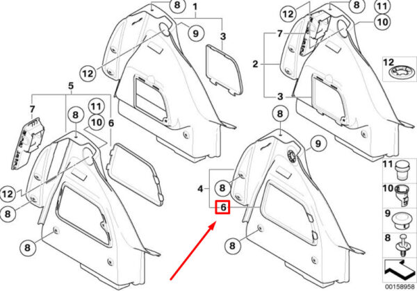 NEW OEM ORIGINAL 51412752967