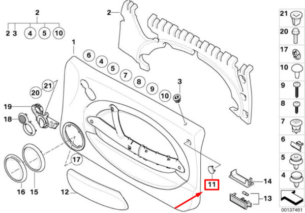NEW GENUINE OEM 51417046394 7046394