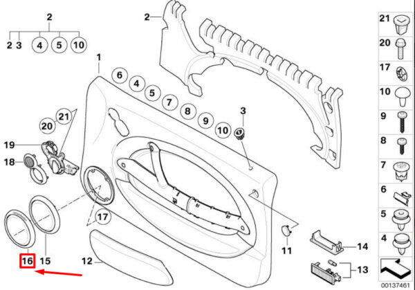 NEW GENUINE OEM 7120174 51417120174