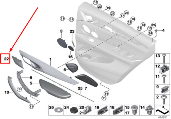 NEW ORIGINAL OEM 51417292087