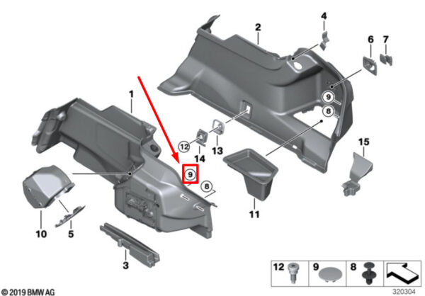 NEW ORIGINAL OEM 51417307969