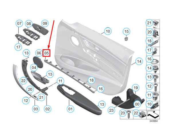 NEW GENUINE OEM 51 41 7 393 490