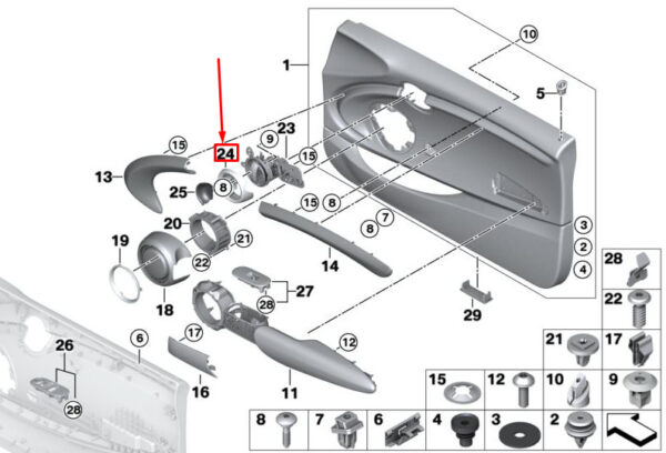 NEW GENUINE OEM 51417419647