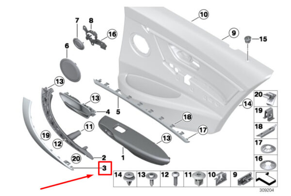 NEW ORIGINAL OEM 51417460301