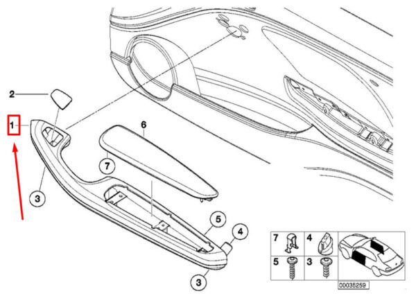 NEW GENUINE OEM 51417904356