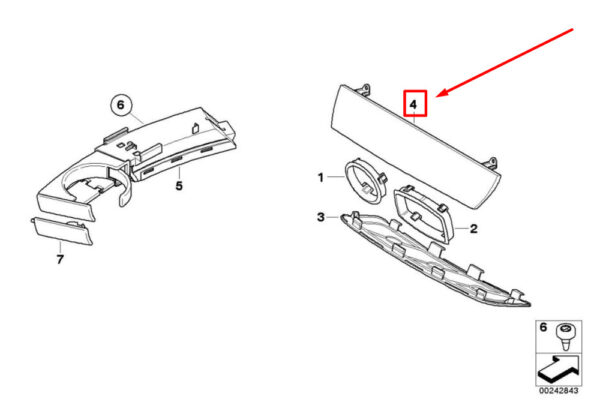 NEW GENUINE OEM 51457036384