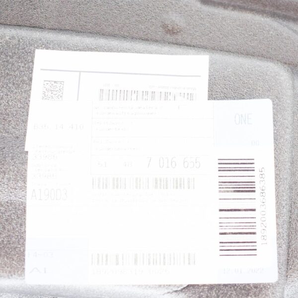 BMW Z4 Roadster E85 sound insulation front left 7016655 51487016655 new - Image 5