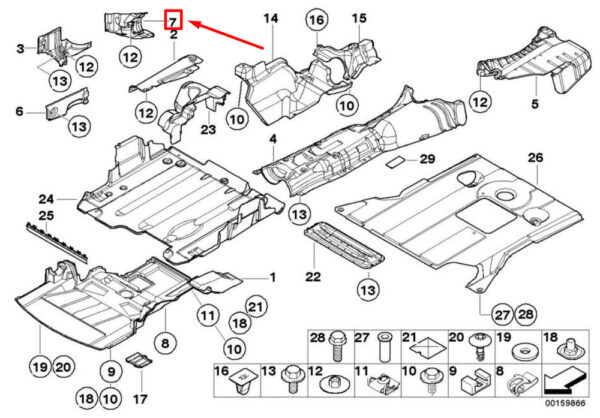 NEW BMW 3 E46 FRONT WALL HEAT RESISTANT PLATE 51487893670 7893670 - Image 4