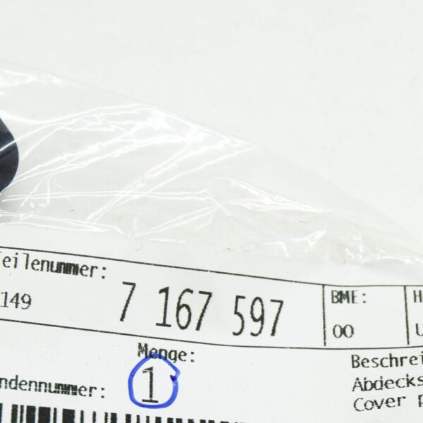BMW X5 E70 trunk lid cover plugs 7167597 51497167597 NEW original
