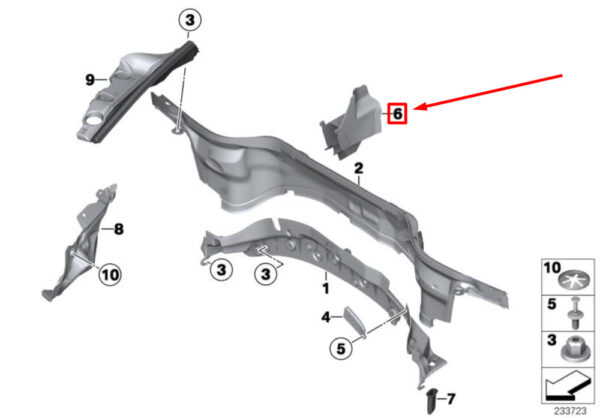NEW GENUINE OEM 51712755865 2755865