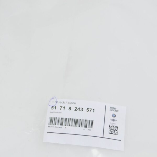 BMW X5 E53 Front Bonnet Gasket 51718243571 8243571 NEW ORIGINAL