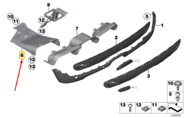 NEW GENUINE OEM 51747330559 7330559