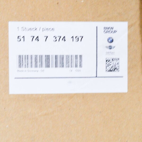 BMW X1 F48 air guide 51747374197 7374197 new