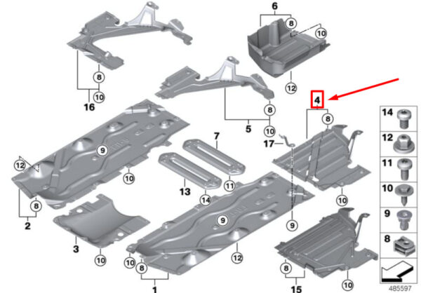 NEW GENUINE OEM 7290809 51757290809