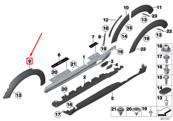 NEW GENUINE OEM 51779801881 9801881
