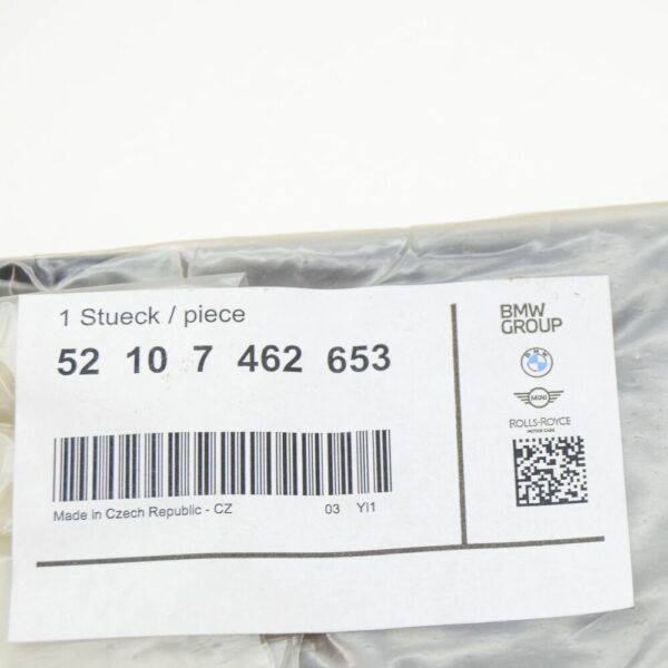 BMW 6 Gran Turismo G32 Rear Left Seat Rail Cover 52107462653 NEW ORIGINAL