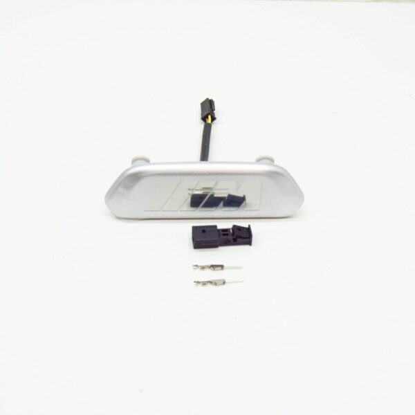 BMW M3 F80 Front Sport Seat Backrest Emblem Trim Silber 52109503045 NEW - Image 4