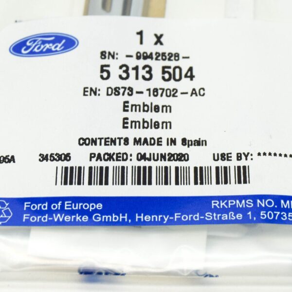 Ford Mondeo MK5 Tailgate Nameplate DS73-16702-AC 5313504 NEW - Image 6