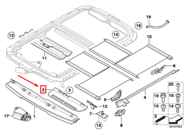 NEW GENUINE OEM 54107039717 7039717