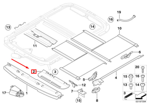NEW GENUINE OEM 54107039718 7039718