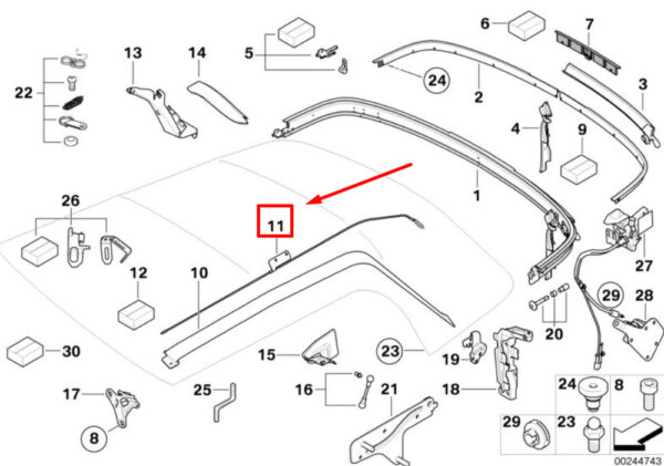NEW OEM ORIGINAL 54347079877