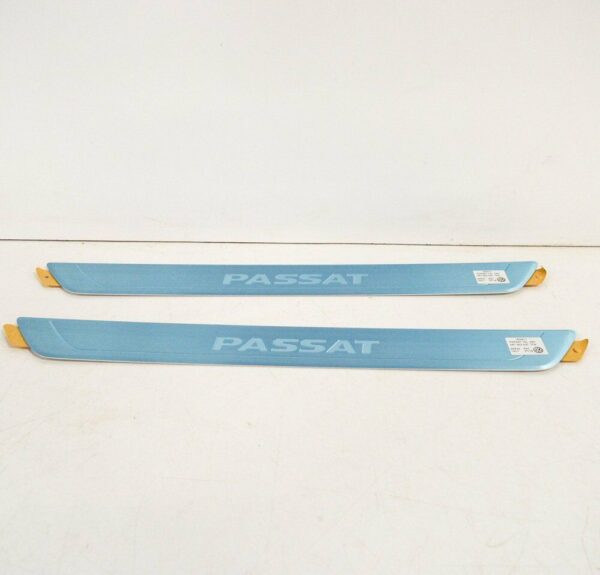 NEW VOLKSWAGEN PASSAT B8 FRONT SILL PLATE 2PCS 561853537TF9 ORIGINAL - Image 3