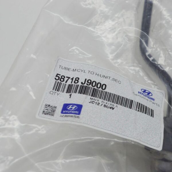 HYUNDAI KONA MK1 BRAKE MASTER CYL. HYDRAULIC UNIT TUBE LHD 58718J9000 NEW GENUINE - Image 6