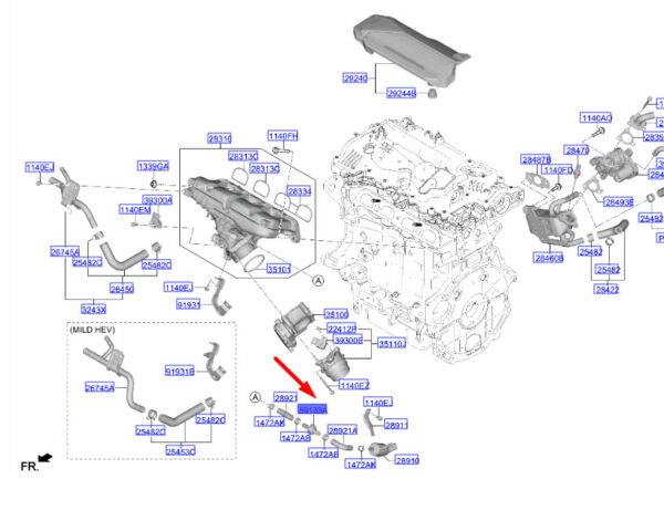 HYUNDAI TUCSON NX4 MK4 CHECK VALVE 591332H000 NEW GENUINE - Image 6