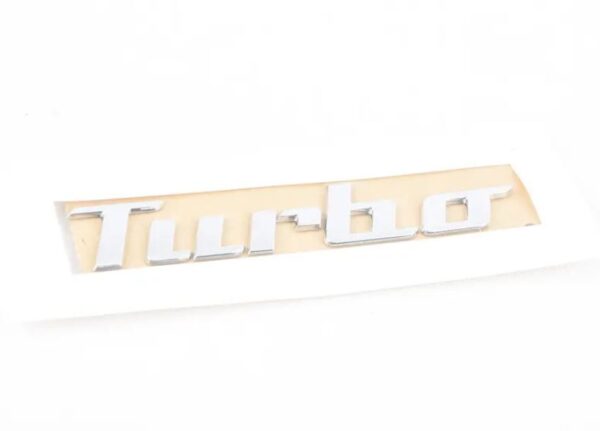 NEW VOLKSWAGEN BEETLE 2012-2017 REAR "TURBO" EMBLEM 5C5853675C739 - Image 4