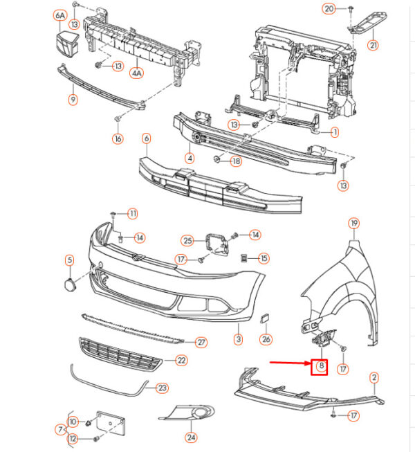 NEW OEM ORIGINAL 5C6807184
