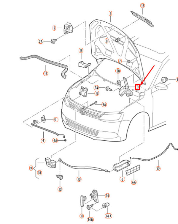 NEW GENUINE OEM 5C6823302A