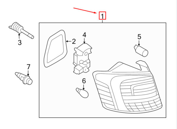 NEW OEM ORIGINAL 5C6945095F