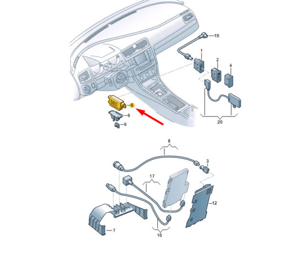NEW GENUINE OEM 5G0035954