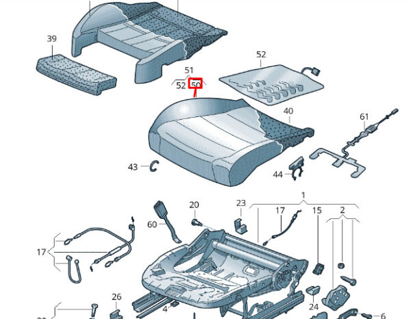 NEW GENUINE OEM 5G0881405FNXTO