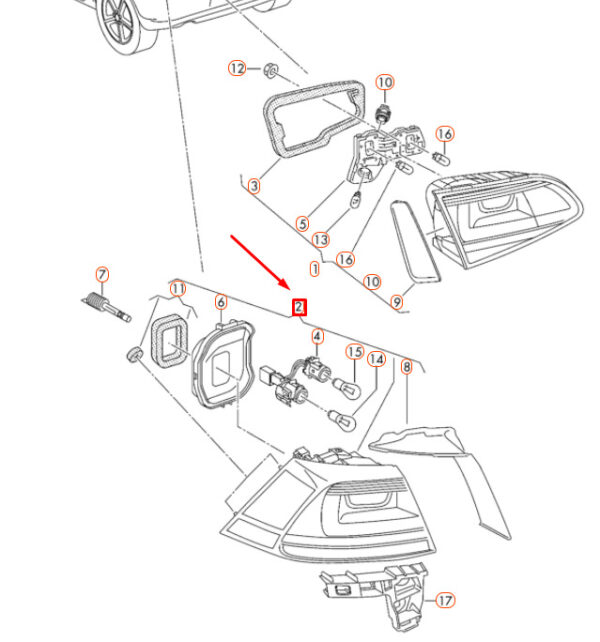NEW GENUINE OEM 5G0945096N