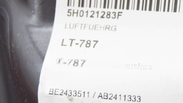 VW GOLF CD MK8 Left Engine Radiator Air Guide 5H0121283F NEW GENUINE