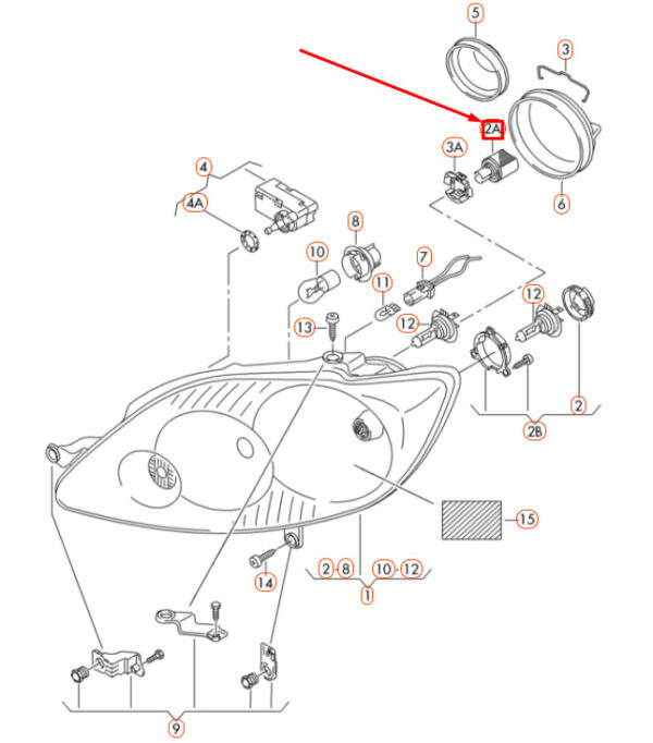 NEW GENUINE OEM 5M0941109A