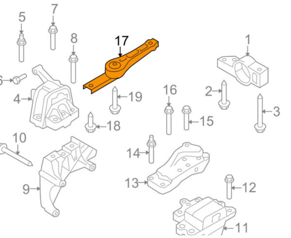 NEW GENUINE OEM 5N0199855E