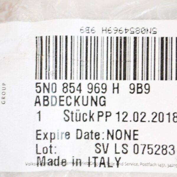 Volkswagen Tiguan Front Left Wheel Arch Cover 5N0854969H9B9 New Genuine