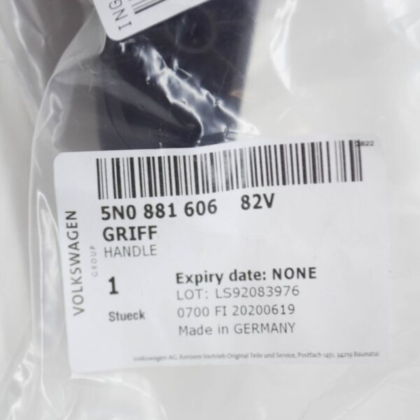 AUDI Q3 8U FRONT RIGHT SEAT BACKREST ADJUSTMENT HANDLE 5N088160682V NEW ORIGINAL