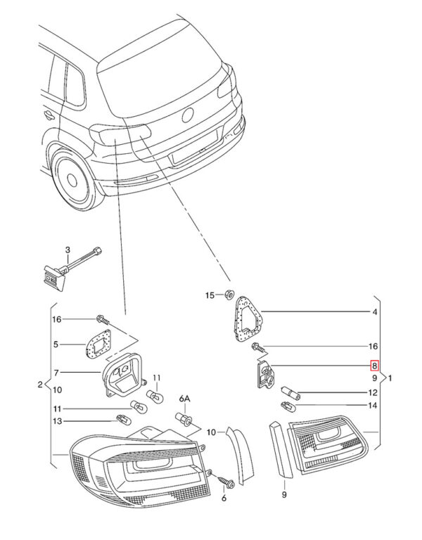 NEW ORIGINAL OEM 5N0945260A