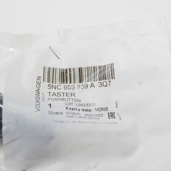 VOLKSWAGEN TIGUAN AD MK2 Ignition Button 5NC959839A3Q7 NEW GENUINE