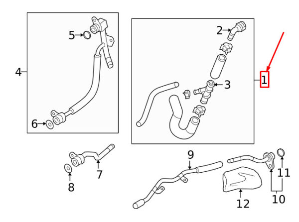 NEW ORIGINAL OEM 5Q0122101GS