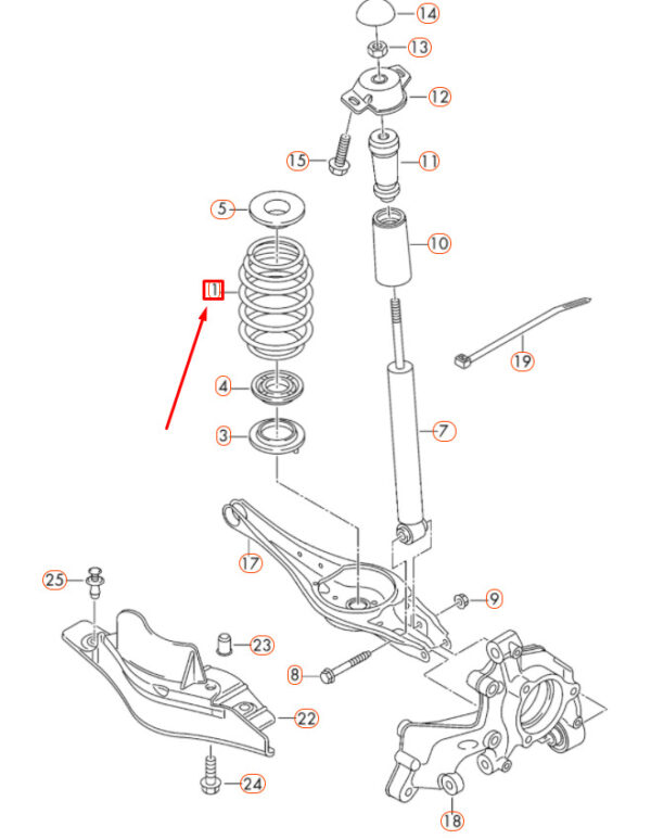 NEW ORIGINAL OEM 5Q0511115EP