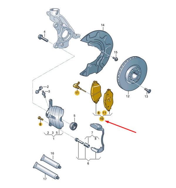 NEW ORIGINAL OEM 5Q0698151M