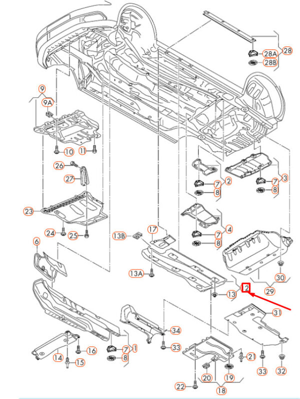 NEW ORIGINAL OEM 5Q0825202L