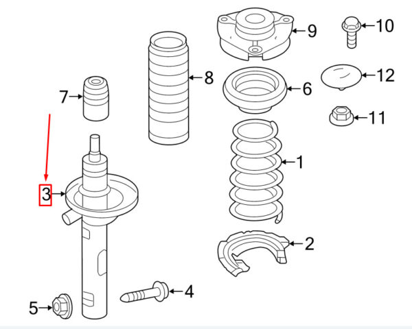 NEW OEM ORIGINAL 5QM413031E