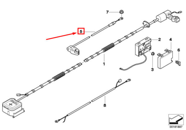 NEW GENUINE OEM 1508937 61121508937