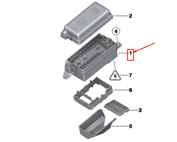 MINI CLUBMAN R55 FUSE BOX 9213372 61149213372 NEW GENUINE - Image 4